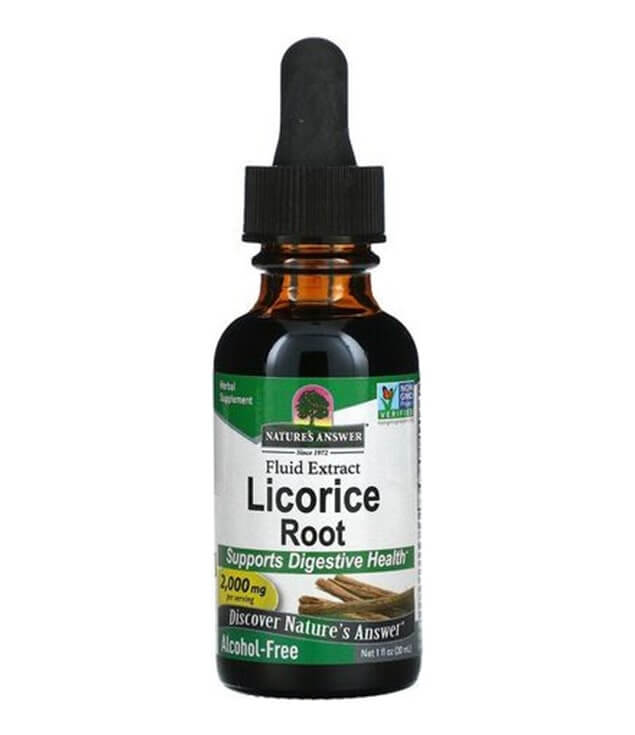 NATURE'S ANSWER | LICORICE ROOT FLUID EXTRACT 2000 MG